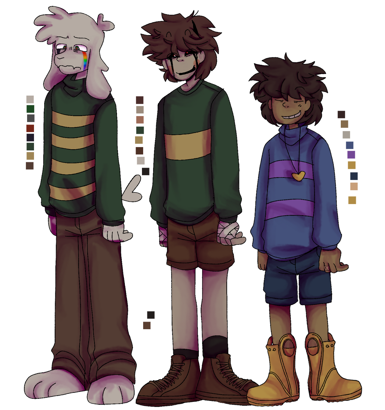 Au Designes undertale au designs by Ribena-59p on DeviantArt