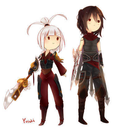 Dragonblade Riven and Talon by Yosukii on DeviantArt