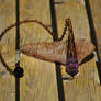 Antique Style Crystal Pendulum [Light Purple]