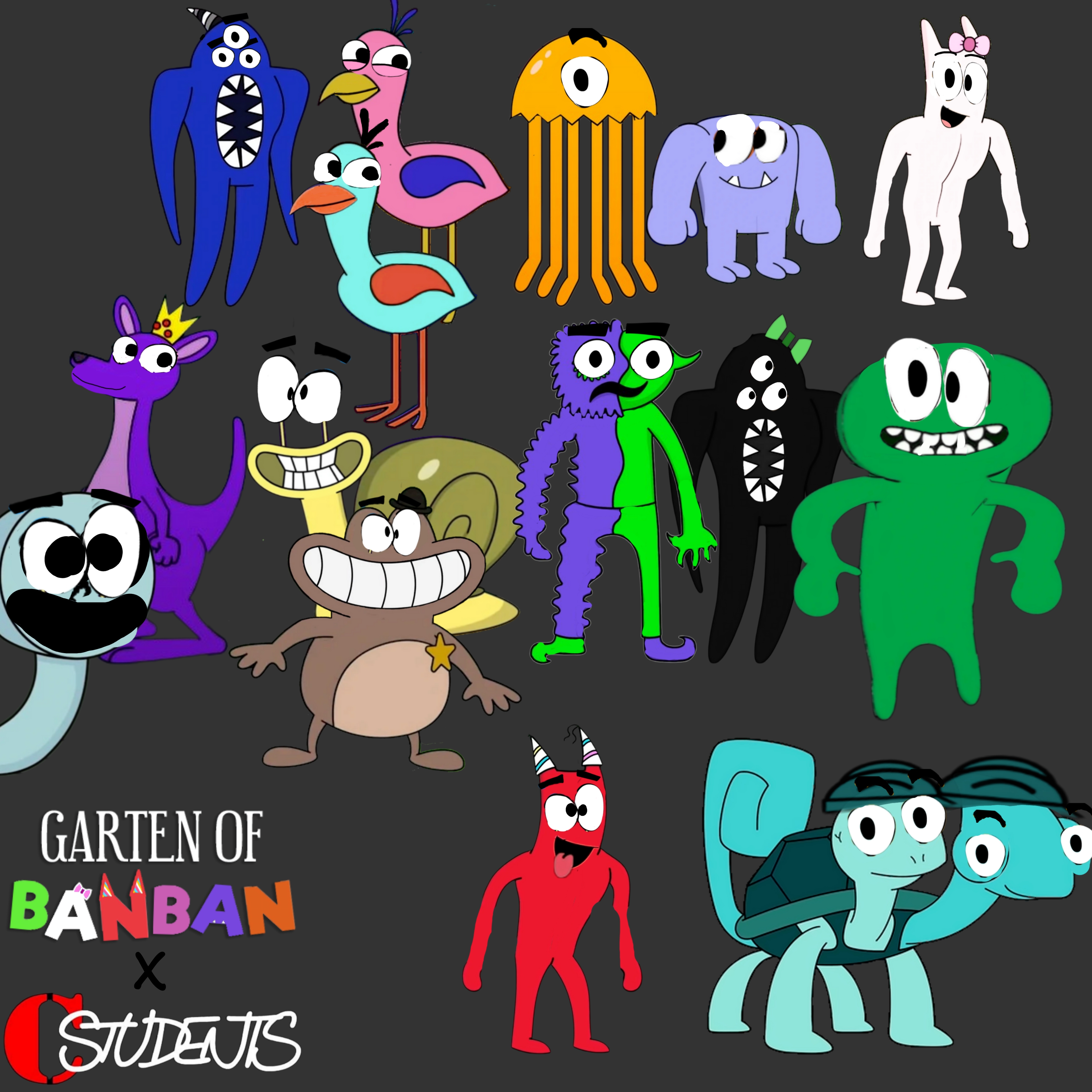 Garden of banban 4 family by Sashamilov on DeviantArt