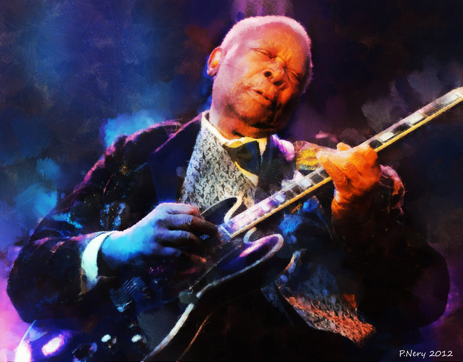 BB King - digital painting by paulnery on DeviantArt BB King - digital painting by paulnery on DeviantArt