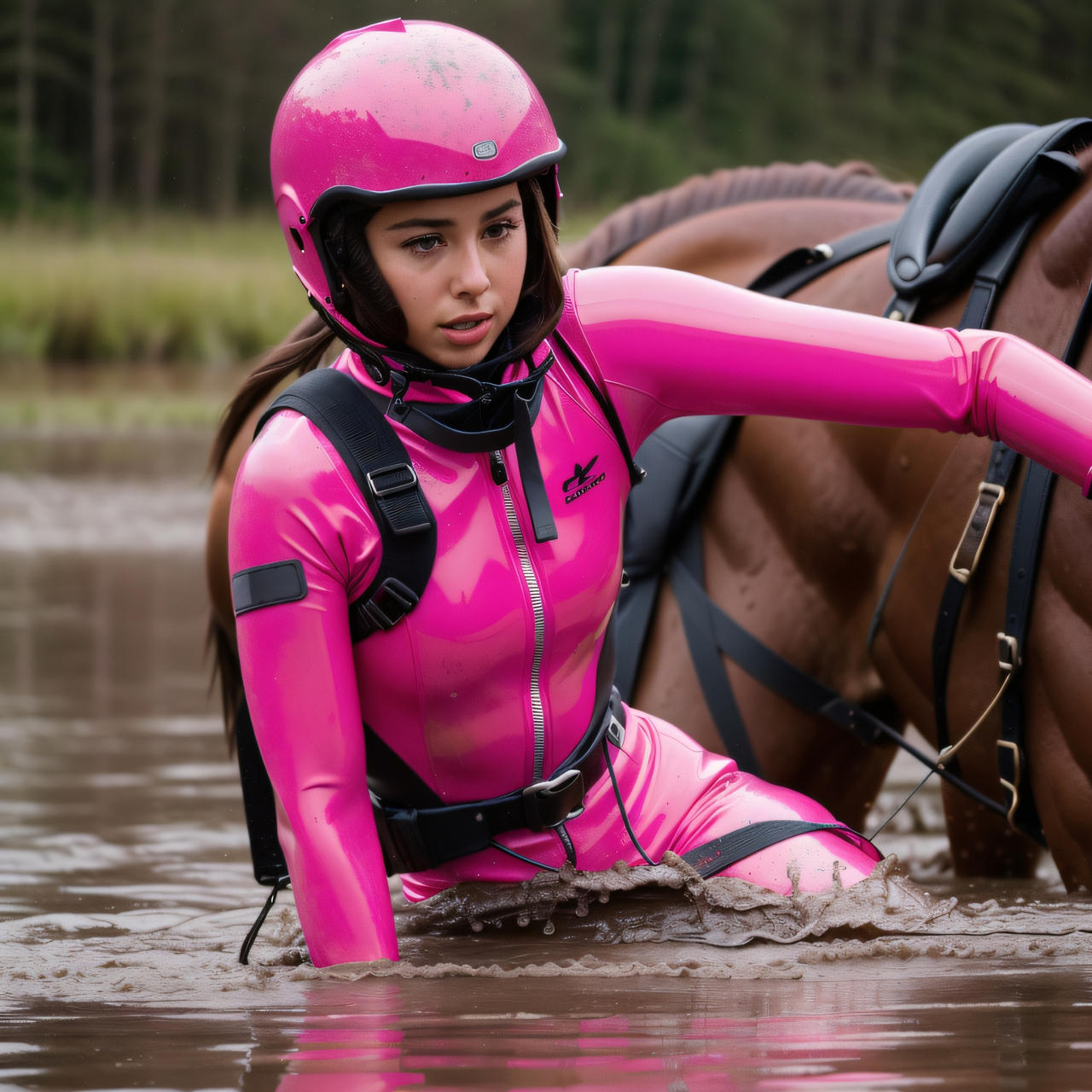 Riley Reid 54 - Horse Rider in the Swamp by Chris-C84 on DeviantArt