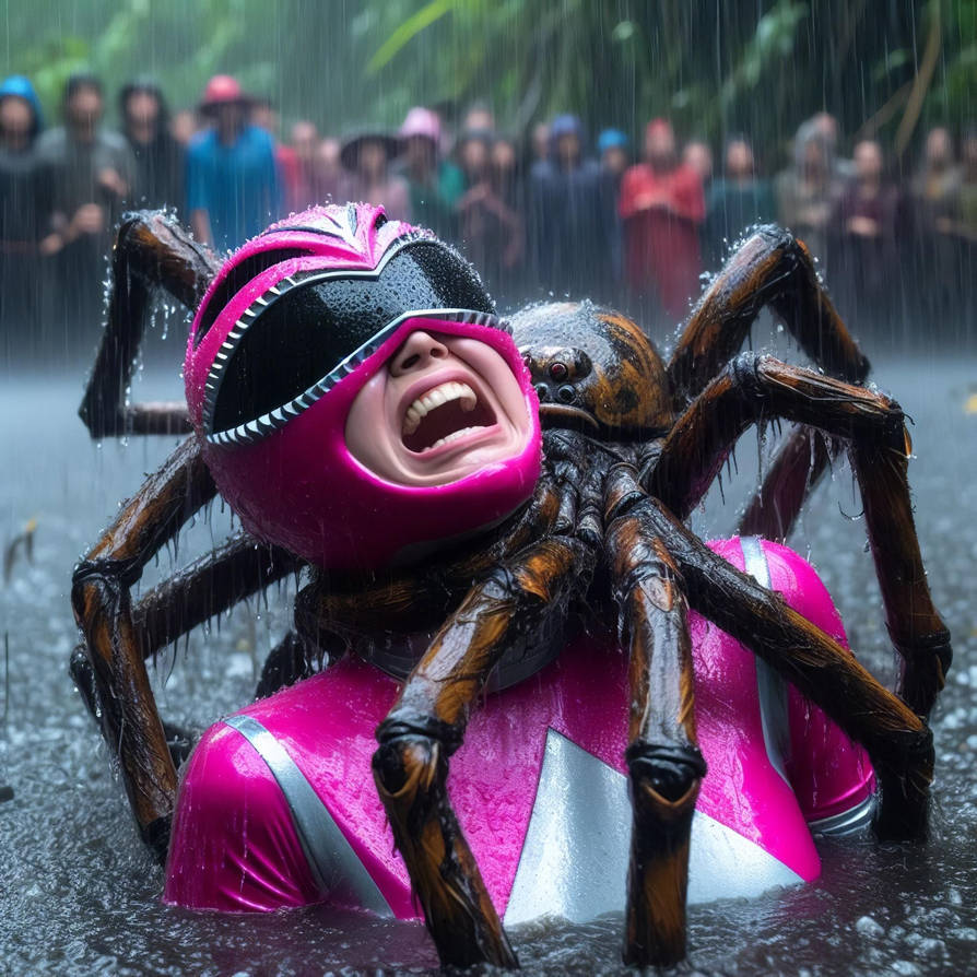Pink Spider Rider Pink Ranger Helpless 2 - Spider by Chris-C84 on DeviantArt