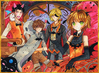 +Sakura in the Halloween Town+