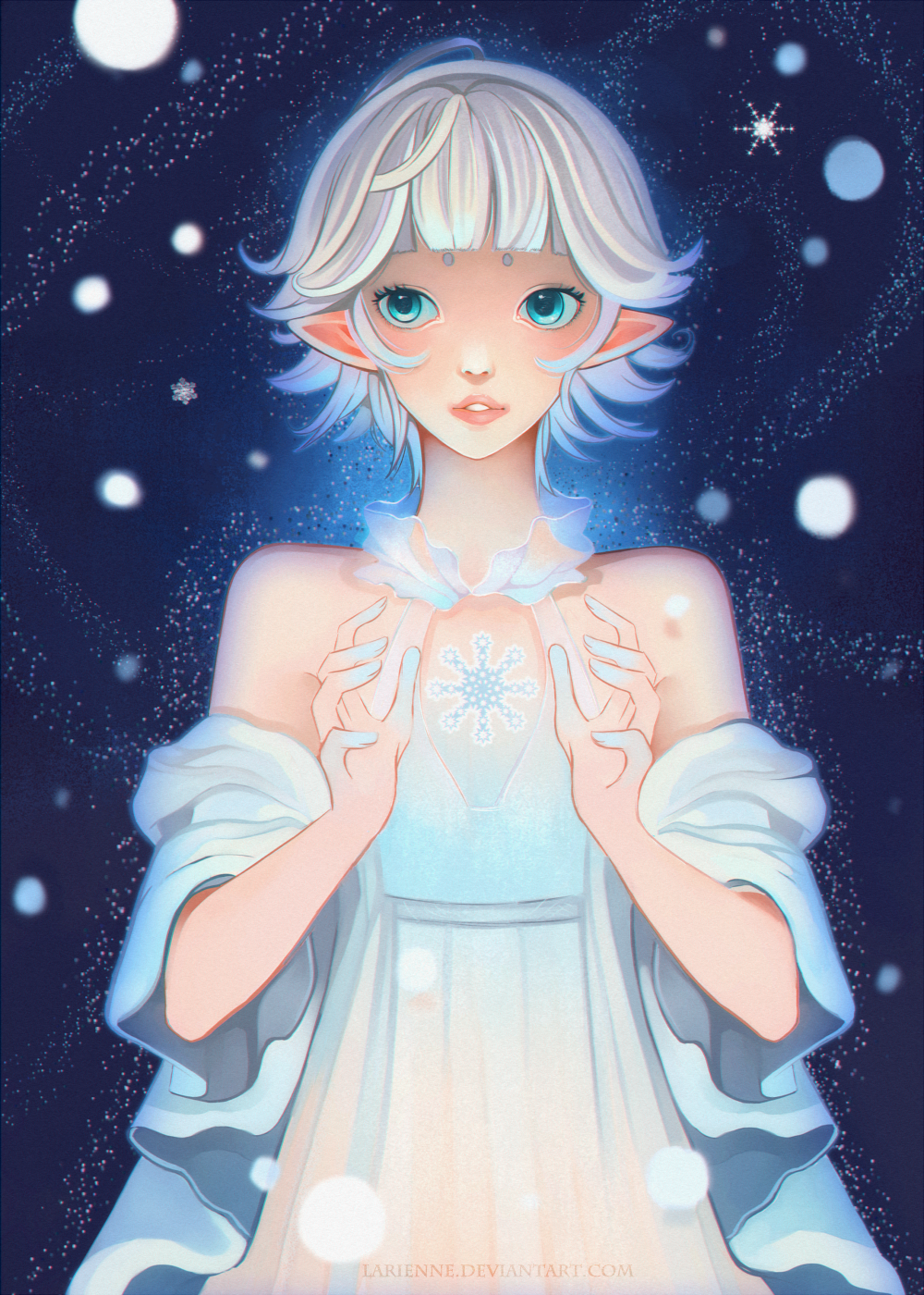 +The First Snowflake+ by larienne on DeviantArt