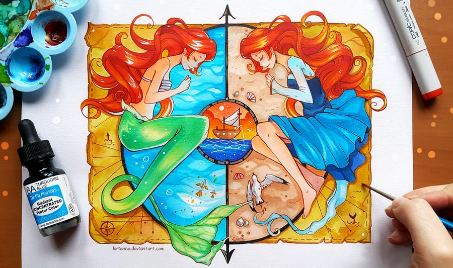 +Little Mermaid - The Land and The Sea+