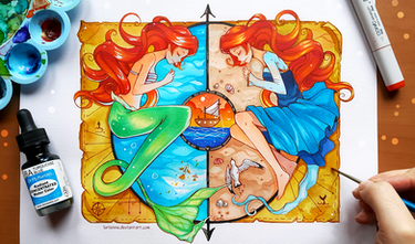 +Little Mermaid - The Land and The Sea+