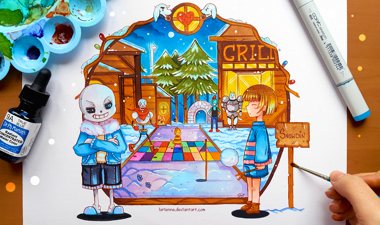 +Undertale - GOOD Time in Snowdin+