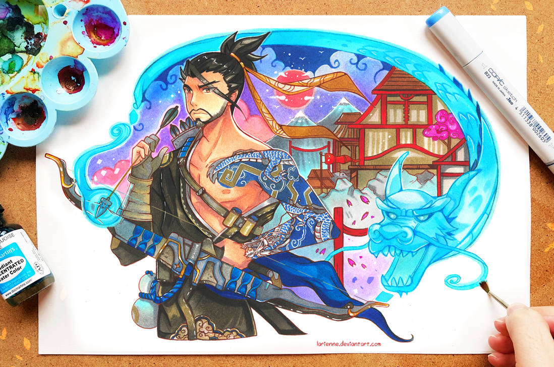 Hanzo Overwatch By Larienne On DeviantArt