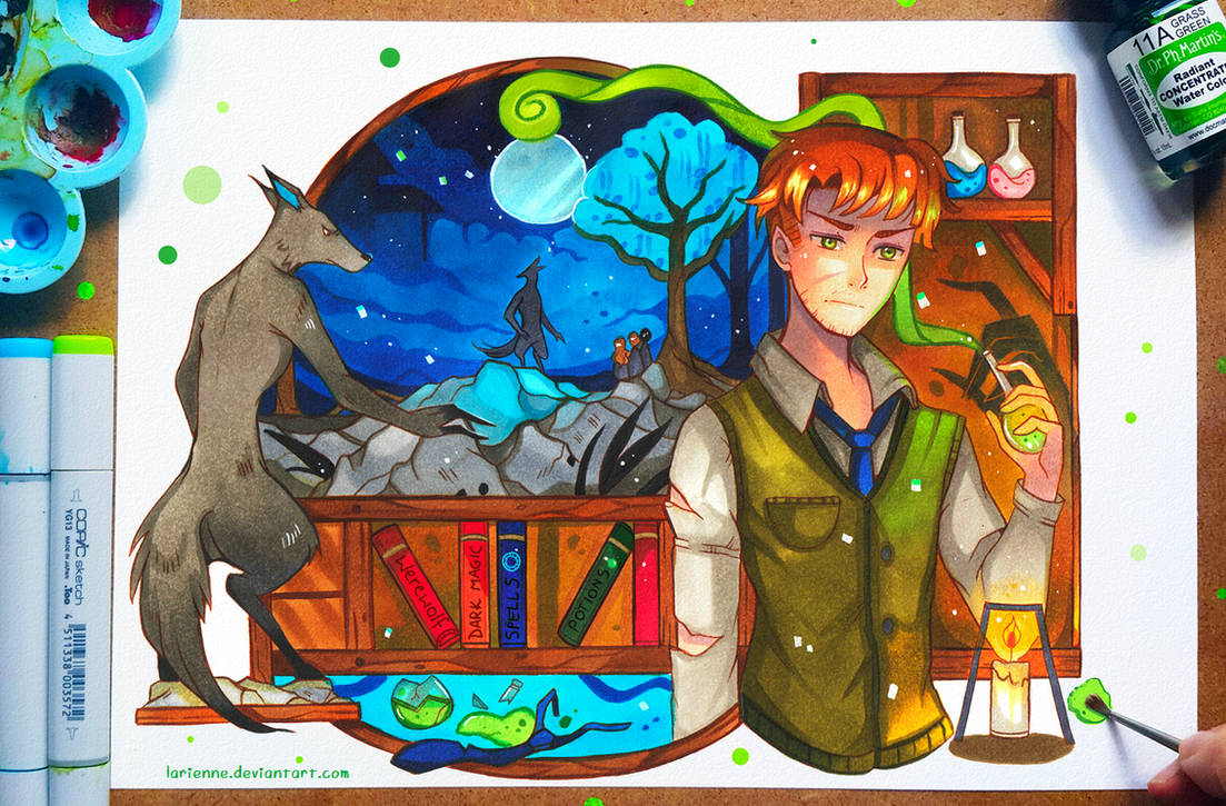 +HP - Remus Lupin+ by larienne