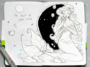 Inktober Sing Along + Part of Your World