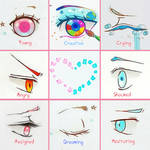 +Eye Expressions Sheet 5 +