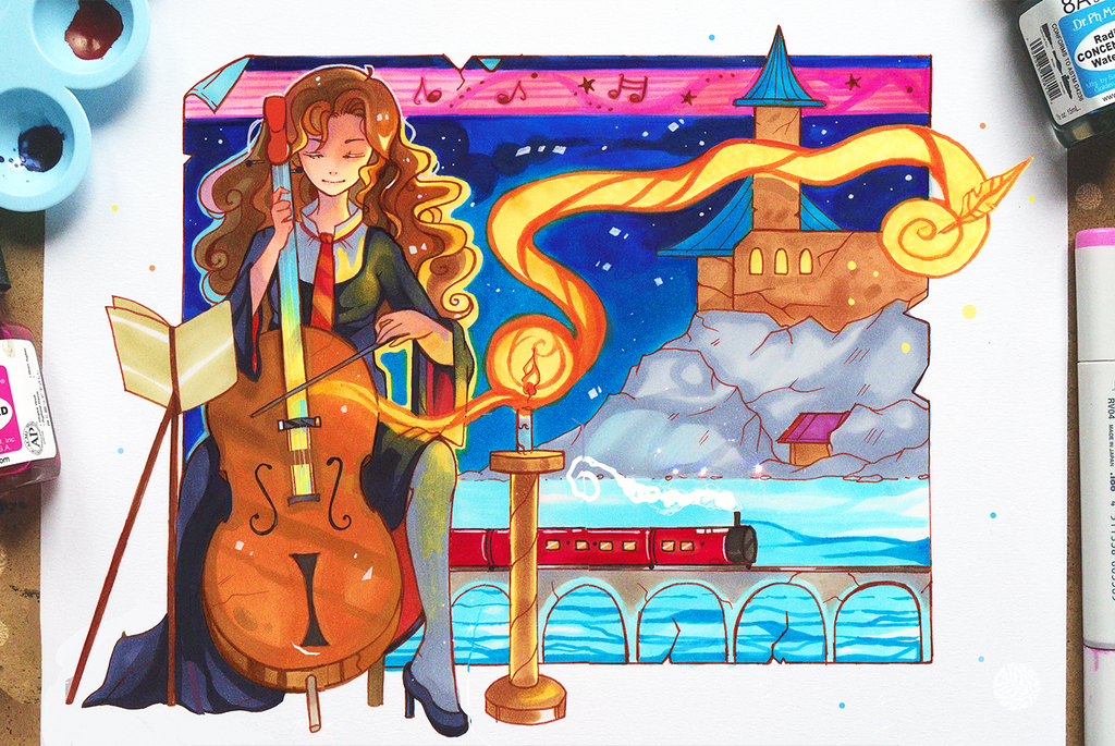 +Humalong - Harry Potter theme+ by larienne on DeviantArt