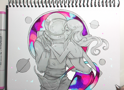 Astronaut by naked-in-the-rain on deviantart