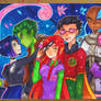 +Teen Titans - Autumn Walk+