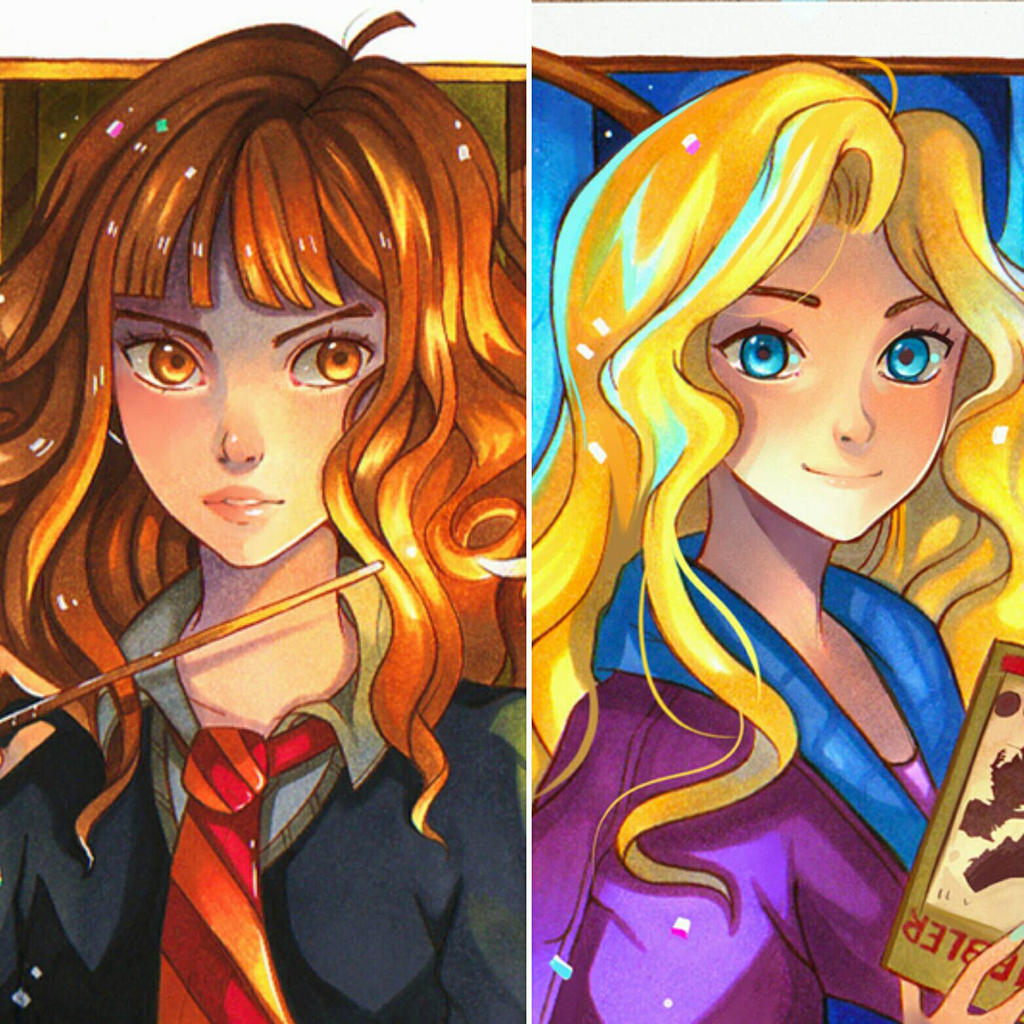 Hermione Vs Luna By Larienne On DeviantArt hermione-vs-luna-by-larienne-on-deviantart