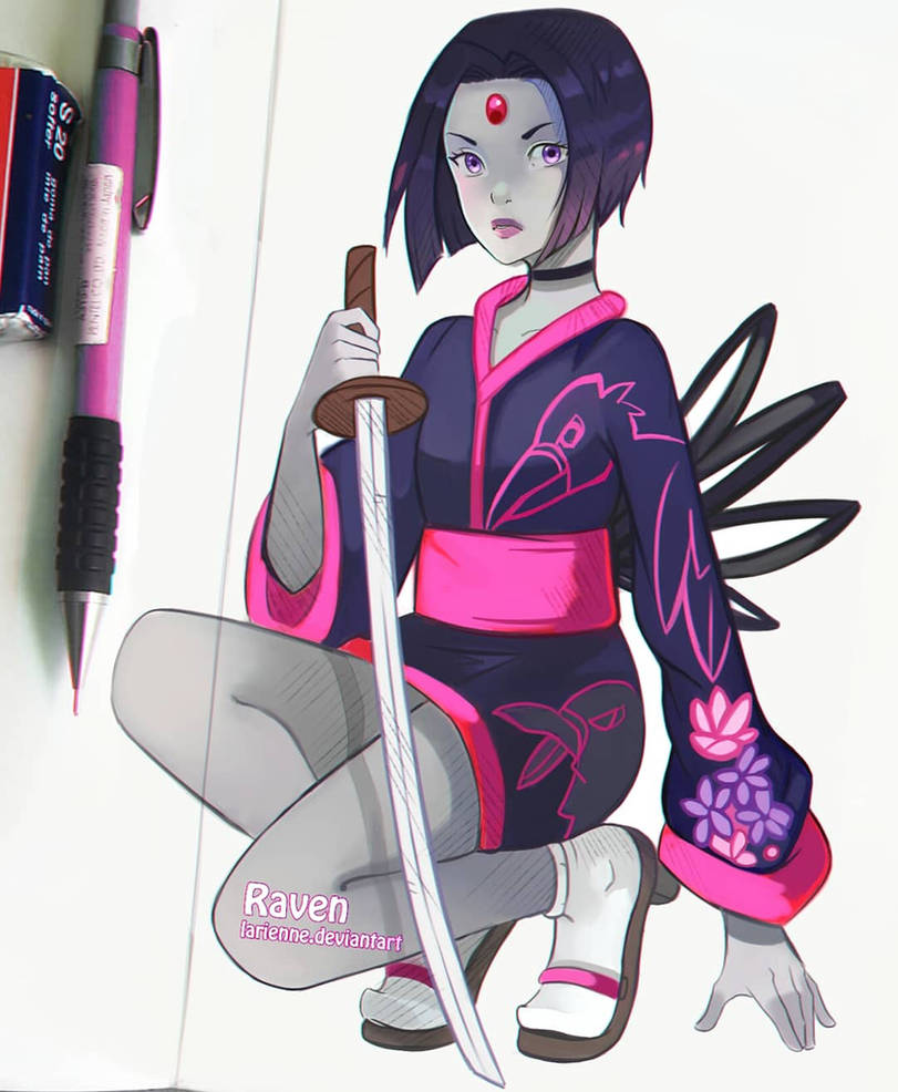 Ninja Raven by larienne