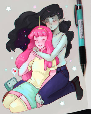 Marceline and Bubblegum