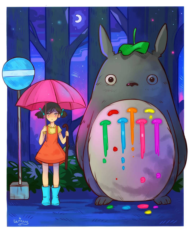 Totoro by larienne
