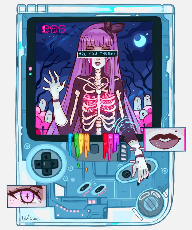 Spooky Gameboy by larienne on DeviantArt