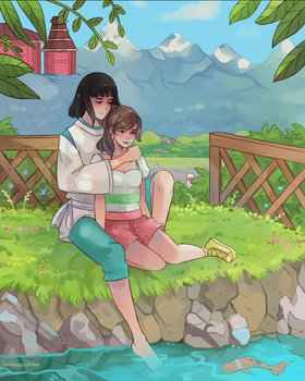 Chihiro and Haku -Reunion