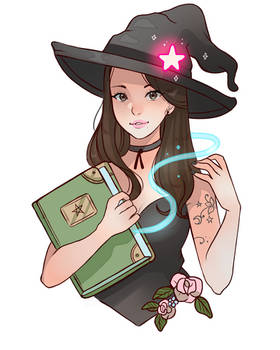 Witchy bookworm