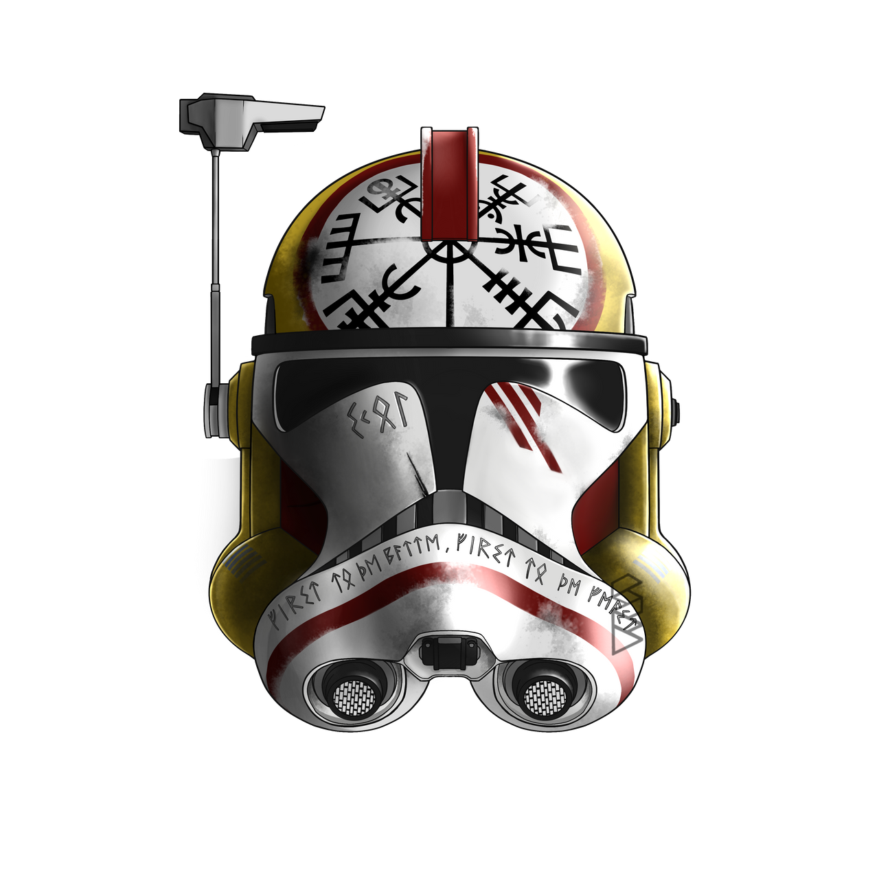 Custom clone best sale trooper helmet