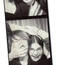 Two dumbfucks in a photobooth