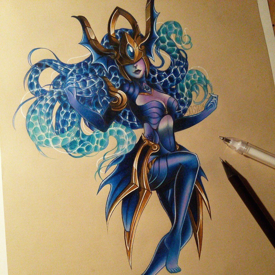 Atlantean Syndra Fanart - Josilix