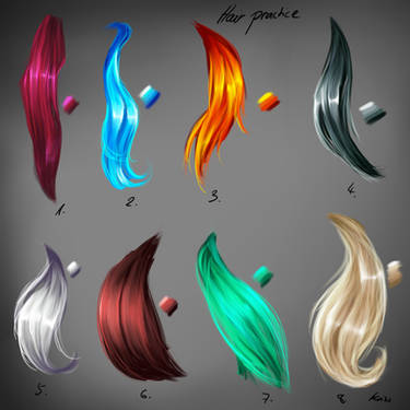 Hair Color Palette by nightmaresky on DeviantArt