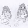 Pregnant Marlands sketches