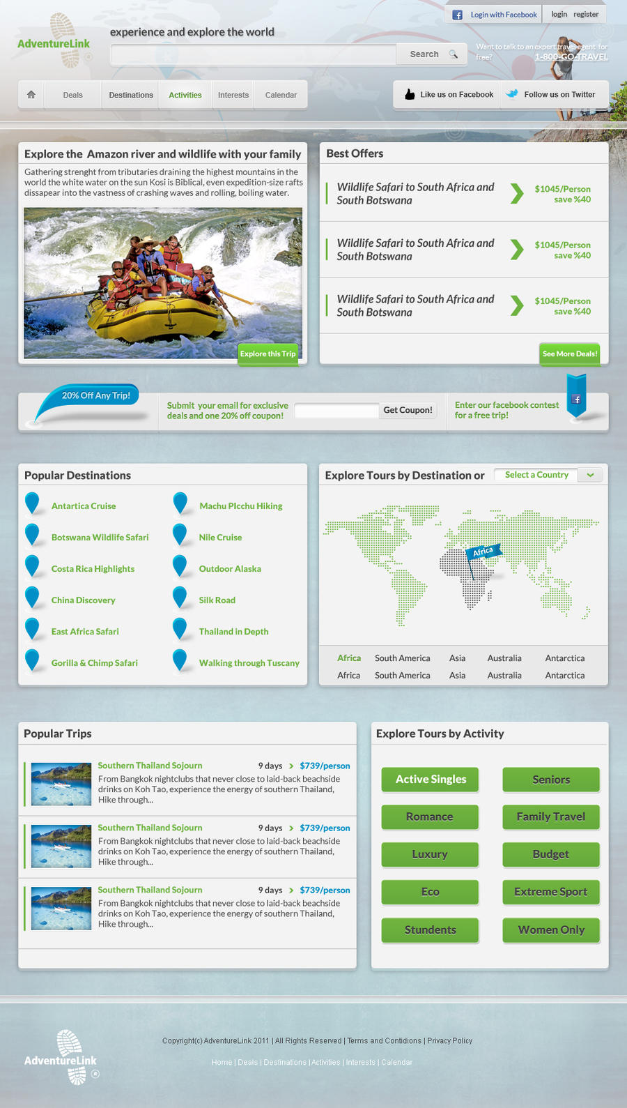 Adventure Link Proposal Layout