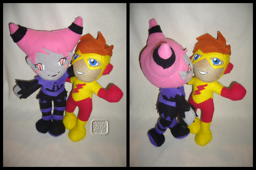 Jinx + Kid Flash Plushies v2.0