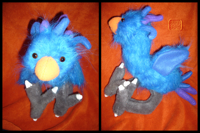 FF: Blue Chocobo Plushie