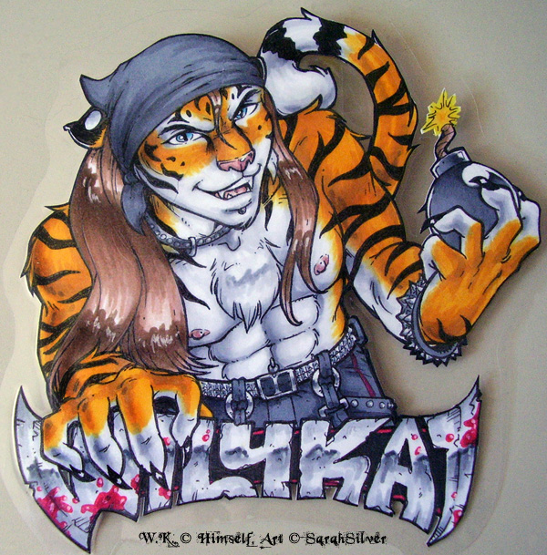 Shaped Badge - WilyKat