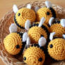 Golden Bumble Bees ~ for sale on Etsy