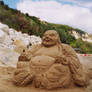 Buddha sand sculpture