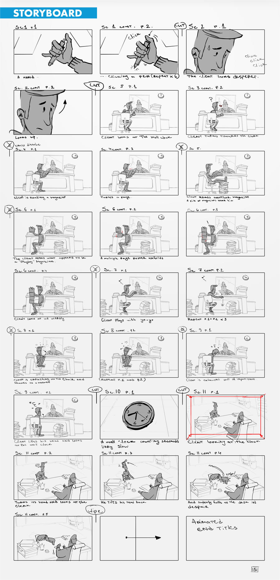 24ins Animation : Storyboard by berov