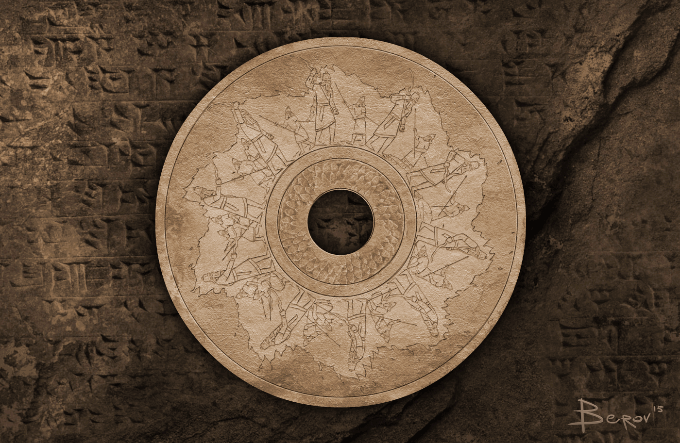 Abaddon - CD Label Design by berov