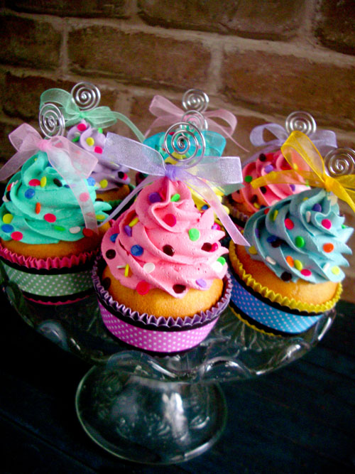 Confetti Faux Cupcakes 01