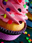 Confetti Faux Cupcakes 04 by CreativeAbubot