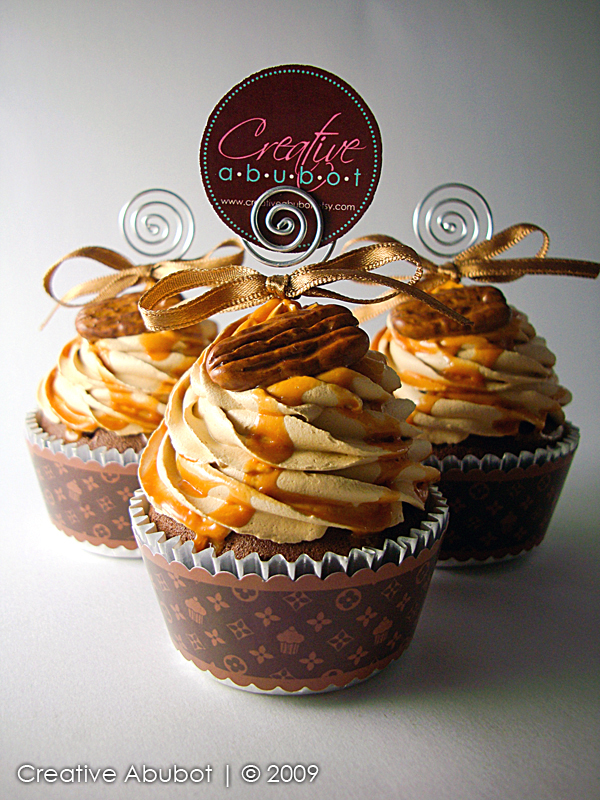 Butterscotch Faux Cupcake