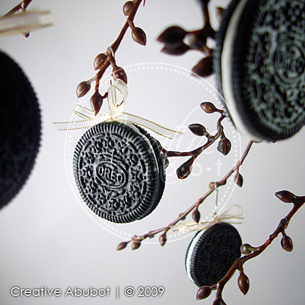 Faux Oreo Cookie Ornaments 02