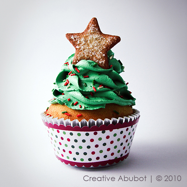 Xmas Tree Faux Cupcake 03