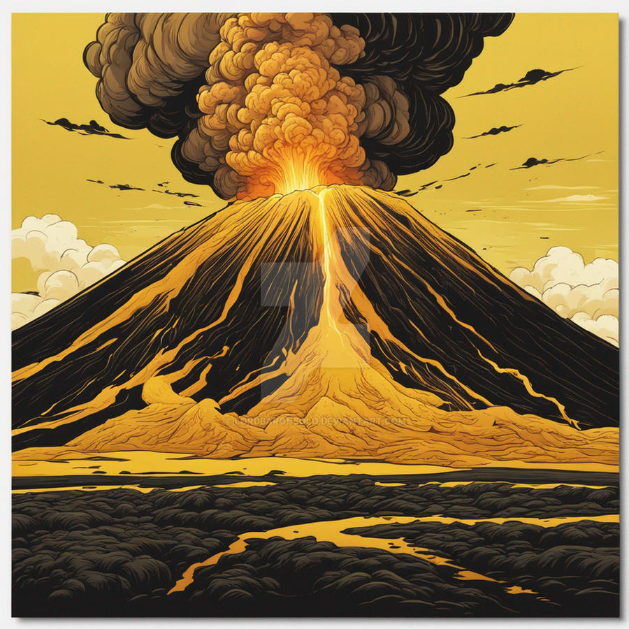 Volcano Deviantart Yellowandblack Volcano Eruption by LordBaronSolo on DeviantArt