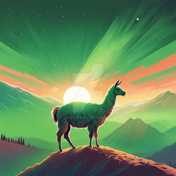 Promptibilities: Llama Land Sunrise 298