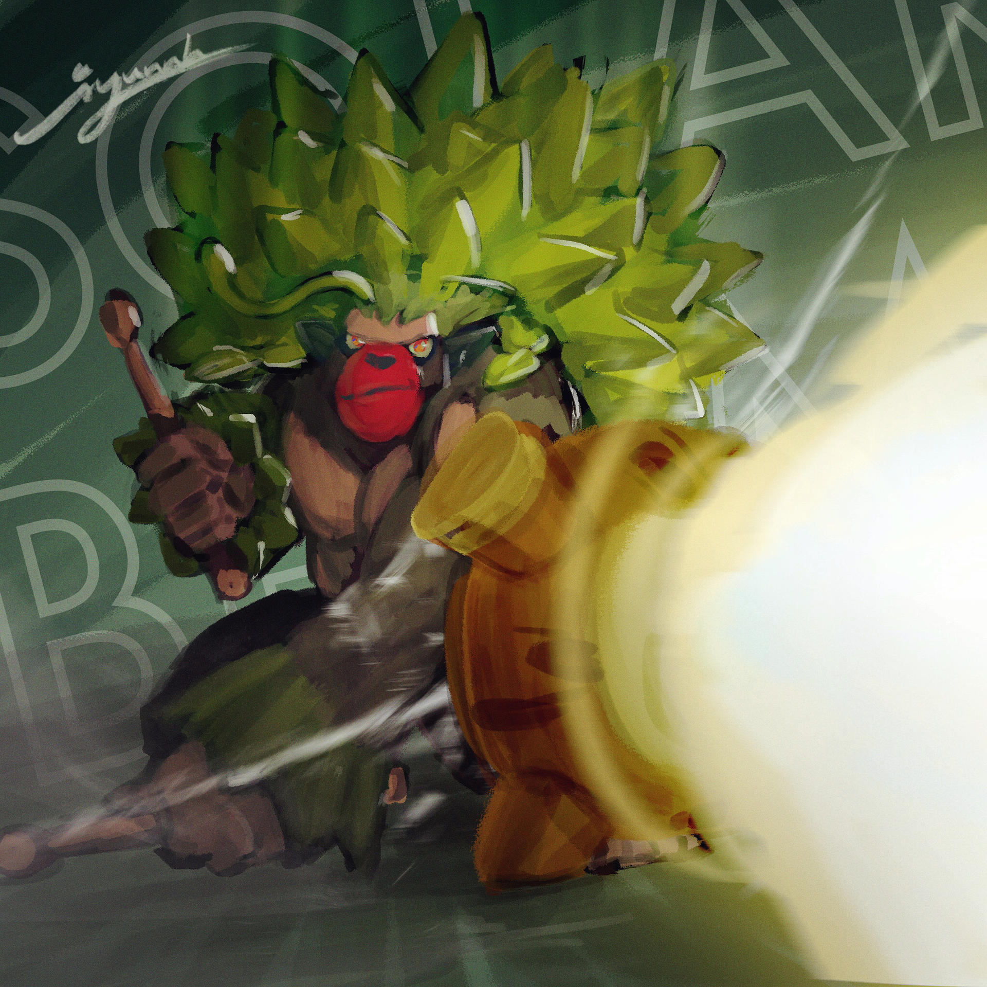 Rillaboom by jyunhh on DeviantArt