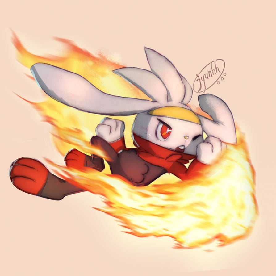 Perler Raboot Go! Raboot! Use Flame Charge! by jyunhh on DeviantArt
