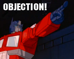 Transformers: Objection PLZ -code in description-