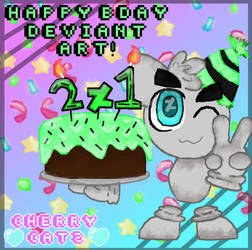 Happy 21th Bday DA by Cherrycatz-0w0